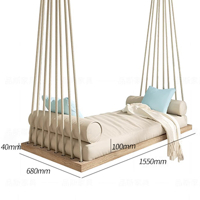 Double hanging chair