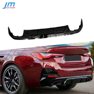 Difusor de labios de parachoques trasero para BMW 4 Series G26 425i <span class=keywords><strong>430i</strong></span> <span class=keywords><strong>M</strong></span> <span class=keywords><strong>Sport</strong></span> Sedan <span class=keywords><strong>2021</strong></span>, protector de parachoques trasero, decoración de coche, ABS, negro brillante - Product Image 1