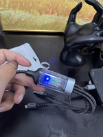 100W 120W 1.2M 3 en 1 câbles USB à charge rapide Type C et Micro USB câble de charge rapide multiple de données pratiques