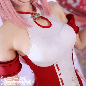 Fantasia de caça cosplay sexy para anime, jogo de cosplay com Yae Miko, Halloween, aniversário e Natal