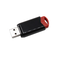 Flashdisk USB 2.0 3.0 Bahan ABS Geser Retractable, USB Flash Disk Logo Custom, U Disk Tipe Dorong Portabel Hadiah Promosi