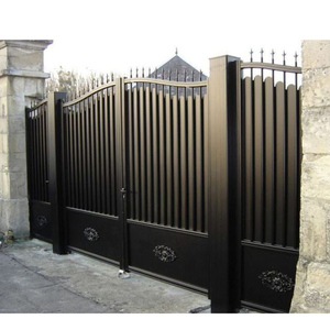 CBMmart Fabrica Hermosas Puertas Exteriores de Alta Calidad, Diseño de Puerta Principal de Hierro Forjado Galvanizado para el Hogar - Product Image 3