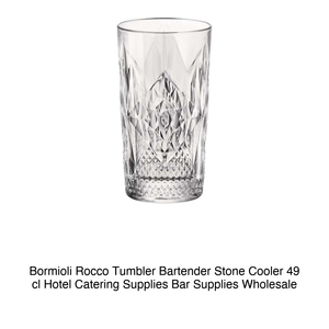 Bartender Stone Cooler Glass 49 cl Bormioli Rocco H 15.8 cm Ø 8.4 cm - Product Image 2