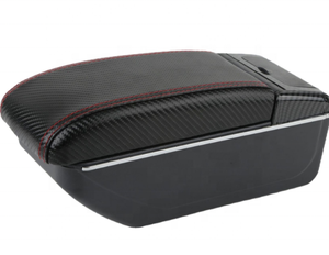 Chine voiture Double couches glisser chargeur USB conception noir pu cuir voiture accoudoir console boîte pour Dong Feng <span class=keywords><strong>E11K</strong></span> - Product Image 3