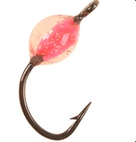 NOUVEAU OEM 16 #    Leurre réaliste fluorescent pour truite, type œuf de poisson, avec hameçon nymphal, pour la pêche au bar, à la perche et en eau douce en ruisseau