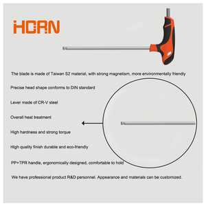 Corno 2MM 2.5MM 3MM 4MM 5MM 6MM 8MM 10MM T manico <span class=keywords><strong>brugola</strong></span> <span class=keywords><strong>chiave</strong></span> esagonale - Product Image 2