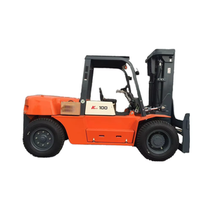 Carretilla elevadora barata <span class=keywords><strong>HELI</strong></span> CPCD100 que trabaja en el contenedor Carretilla elevadora de 10 toneladas con altura de elevación de 2m en stock - Product Image 1