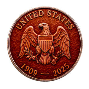 Moneda Conmemorativa de Hierro Plateado, Edición Final 1909-2025, Diseño de Doble Cara de la Mina de Filadelfia, Logotipo y Arte en Color Personalizados - Product Image 3