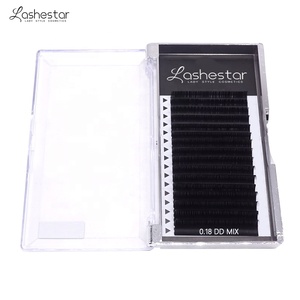 Lashestar mở rộng lông mi mới đến dễ dàng Fan Cashmere khối lượng lông mi Hàn Quốc lông mi Lụa 2mm băng cá nhân lông mi - Product Image 3