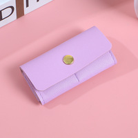 Pochette à bijoux en cuir PU pliable, organiseur de voyage pour bagues, boucles d'oreilles et petits accessoires, étui à bijoux compact en cuir