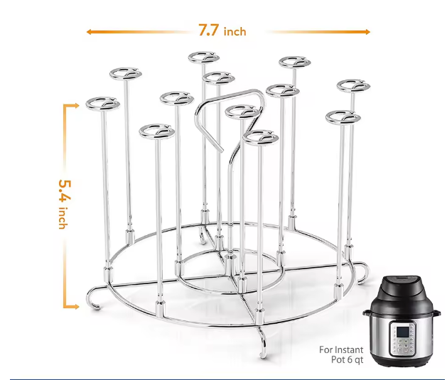เตาย่างขนาดเล็กสีเงิน 6QT