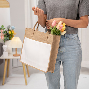 Bolsa Tote para Sublimación por Transferencia de Calor con Logotipo Personalizado, Marca Malu, Hecha a Mano, Tamaño de Impresión 36x23cm, para Verano - Product Image 4