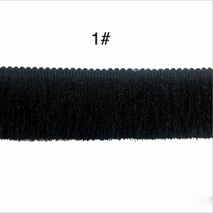 4cm verde azulado azul cepillo flecos Trimtape encaje gitano bohemio flecos ajuste para manualidades costura étnica ajuste flecos cinta - Product Image 6