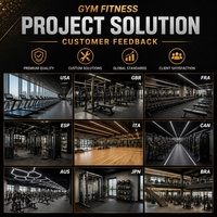Solución Completa para Gimnasios LISGLO Iron Gym Project: Máquina Comercial de Entrenamiento de Fuerza con Carga de Discos y Equipo de Fitness con Pesas Libres