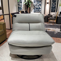 Fauteuil de relaxation individuel pour femmes, fauteuil de salon moderne en cuir, fauteuil inclinable électrique pour salon, villa