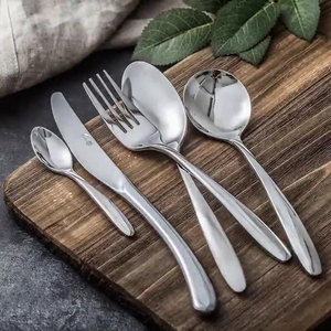 Hiện Đại Sang Trọng Thiết Lập Dao Kéo 304 Thép Không Gỉ Phai Chống Đầy Đủ Đồ Ăn Thanh Lịch Dao Kéo Đám Cưới Và Đồ Ăn Bộ - Product Image 3