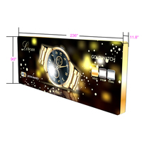 Caja de Luz SEG con Marco de Aluminio de 20 pies, Pantalla de Tela Tensada Retroiluminada, Caja de Luz Ultrafina