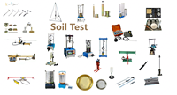 Kit d'équipement de test géotechnique du sol à approvisionnement direct |   Kits d'essais de laboratoire de sols pour l'ingénierie civile