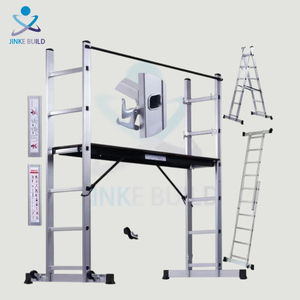 Biến đổi nhôm làm việc Nền tảng: thang + giàn giáo Combo cho sơn lợp & sửa chữa H khung nhôm kính thiên văn thang - Product Image 1