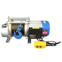 Treuil Électrique Multifonctionnel Neuf à Prix d'Usine, Treuil de Levage Puissant à Double Enroulement avec Moteur et Télécommande, 2 Tonnes, pour Usage Domestique et Hôtelier