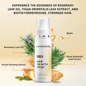 Herbes indiennes <span class=keywords><strong>maison</strong></span> de marque privée pour la croissance des cheveux <span class=keywords><strong>Spray</strong></span> perte de cheveux meilleures huiles de croissance des cheveux avec romarin biotine - Product Image 2
