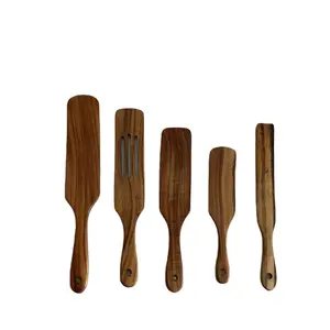 Küche verwenden Spatel Spurtle 5pcs Kochute nsilien Set, Großhandel Kochute nsilien Küchen helfer, Holz spotten