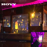 Système de projection interactif de réalité augmentée HOVY, salle de restaurant immersive en 3D holographique, écran LCD, résolution 1920x1200