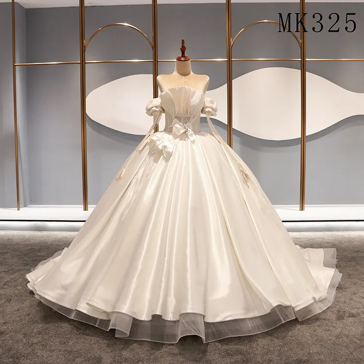 Vestido De novia a la moda, marfil, 2022