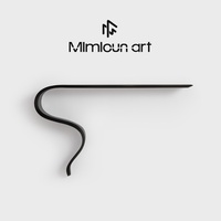 Meuble de salon moderne italien haut de gamme design, table console murale ultra-étroite en frêne massif