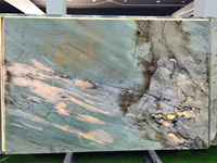 Brésilien Naturel Verde Cristallo Alexandrita Vert Granit Aurora pour Borealis Quartzite Dalles Poli Carreaux Muraux Cuisine Vill