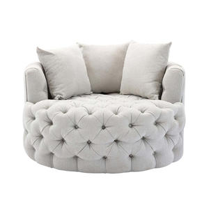 Nhung hiện đại ghế sofa bộ 2 cho đồ nội thất phòng khách giọng ghế bành sang trọng phòng chờ quá khổ xoay vòng ghế mô hình - Product Image 1