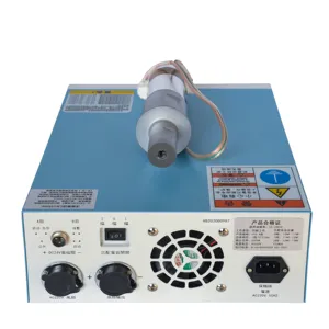 Ultrasonic plastic welding packaging machine 20K generator sensor box and 2000W transducer oscillator