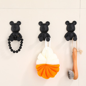 Crochet mural en aluminium KEGAO en forme d'ours créatif pour cuisine, garage, salon, porte, entrée, <span class=keywords><strong>armoire</strong></span>, double niveau, résistant à la rouille - Product Image 4