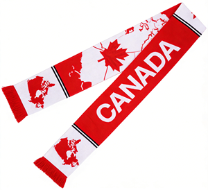 Bufanda de Fútbol Nacional de Alta Definición, Bufanda de Canadá - Product Image 2