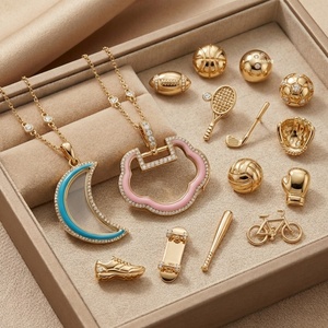 Collar Bestseller con Caja <span class=keywords><strong>de</strong></span> Larga Duración para Guardar Objetos, con Piedra <span class=keywords><strong>de</strong></span> Nacimiento y <span class=keywords><strong>Luna</strong></span>, Cadena <span class=keywords><strong>de</strong></span> Cobre con Zirconia <span class=keywords><strong>de</strong></span> Colores - Product Image 1