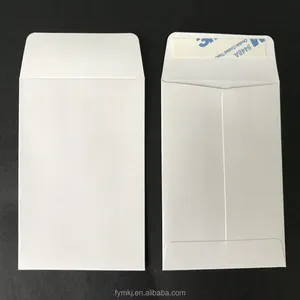Aangepaste Klassieke Witte Kraft Blanco Mini Papier Venster Enveloppen Bruiloft Uitnodiging Envelop Cadeau Envelop