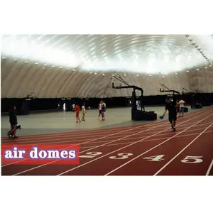 Estádio inflável para airdomes, de alta qualidade, barato, t20mmair, estrutura suporte, estádio e airdomes, pvf pvdf, 1 ano