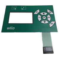 Clavier à membrane personnalisé avec connecteur pour télécommande, couleur et taille personnalisées