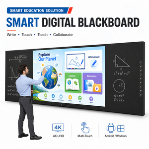 KINGONE <span class=keywords><strong>Pizarra</strong></span> Interactiva Inteligente Todo en Uno con Pantalla Táctil de 85 Pulgadas, <span class=keywords><strong>Pizarra</strong></span> LED para Enseñanza, <span class=keywords><strong>Pizarra</strong></span> Electrónica LCD Nano - Product Image 1