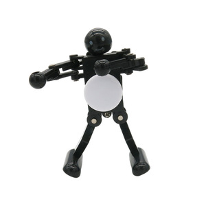 Robot de juguete de plástico para niños, divertido, con función de reloj, de cuerda, que camina y baila, venta al por mayor - Product Image 5