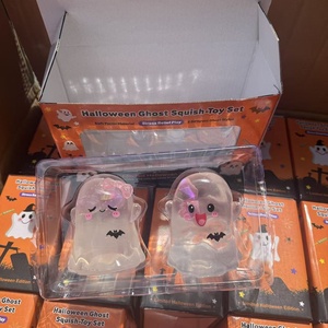 Juguete de Peluche Transparente de Vaseline con Forma de Fantasma para Halloween, Juguete Antiestrés de Rebote Lento para Aliviar la Ansiedad - Product Image 4