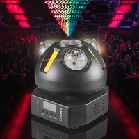 Mini éclairage de scène 6-en-1 40W DMX512 Control RGBW LED Source Linear Lustre avec base d'ampoule E27 pour utilisation en club
