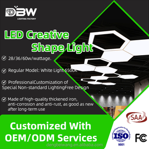 Hot bán hiện đại 40 wát LED tuyến tính ánh sáng mặt dây chuyền Chất lượng cao đèn chùm có thể điều chỉnh 3cct Mall sắt vuông treo đèn 6000K - Product Image 2