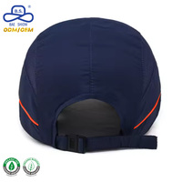 2026 Sportieve stijl snel drogende baseballcap met aangepast logo, ademend mesh, denim stippen, gebogen klep voor zomerse buitenactiviteiten en hardlopen
