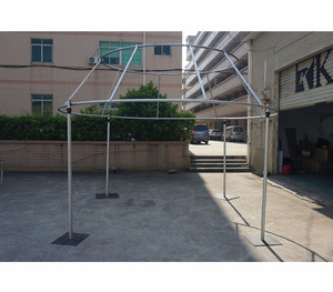 10ft Round Aluminium Circle Canopy Backdrop Stands <b>Wedding</b> Pipe and Drape <b>Frame</b> for Event Decoration - Product Image 1