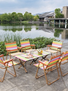 Colorful <b>Folding</b> Camping <b>Chair</b> Portable Outdoor Garden Beach <b>Chair</b> Lightweight Sturdy Design - Product Image 3