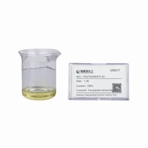 Emulsifier Tween T20/60/80 Solubilizer Daily Chemical Raw Materials for Personal Care and Skin Care Products