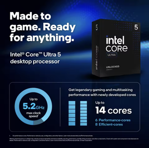 Core Ultra 5 245KF - (ซีรีส์ 2) Lake 14-Core (6P+8E), LGA 1851, 125W โปรเซสเซอร์เดสก์ท็อป Core Ultra 5 - Product Image 2