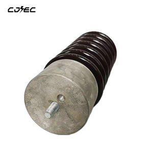 Aislador de Porcelana de Alta Tensión, Tipo Poste, 33kv, Color Marrón, para Estaciones Eléctricas Exteriores, Modelo 4-24 - Product Image 5