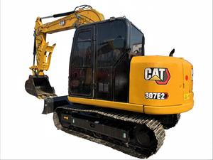 รถขุดขนาดเล็ก CAT 307E2 มือสอง น้ำหนัก 7 ตัน แบบตีนตะขาบ พร้อมหัวเจาะไฮดรอลิกและบุ้งกี๋ขุด - Product Image 1